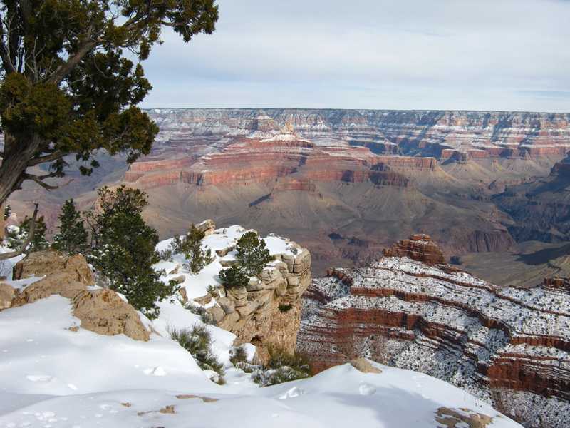 Snow on the Canyon